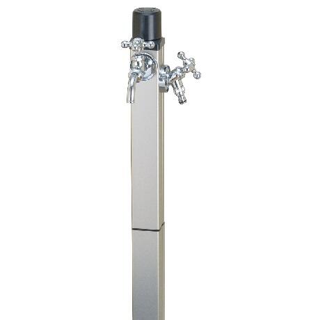 デザイン不凍水柱栓2口(角型) GK-TWIN/GKC-TWIN