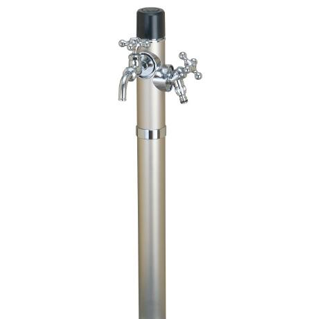 デザイン不凍水柱栓2口(丸型) CK-TWIN/CKC-TWIN